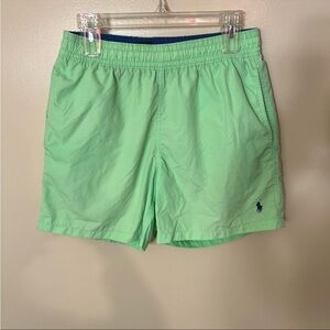 Polo Ralph Lauren Mens Lime Green Swim Trunks Sz S EUC